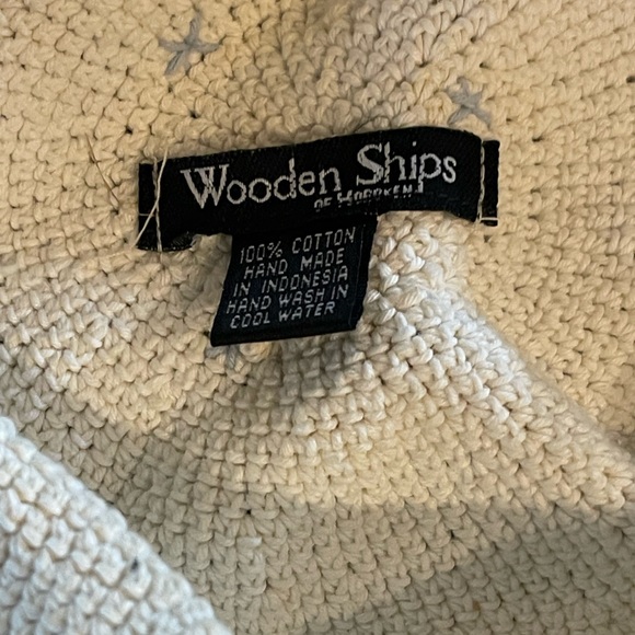WOODEN SHIPS OF HOBOKEN HAT HANDMADE KNIT ROLLED BRIM - Picture 2 of 11